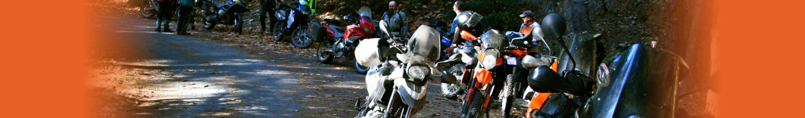 People riding motorcycles
