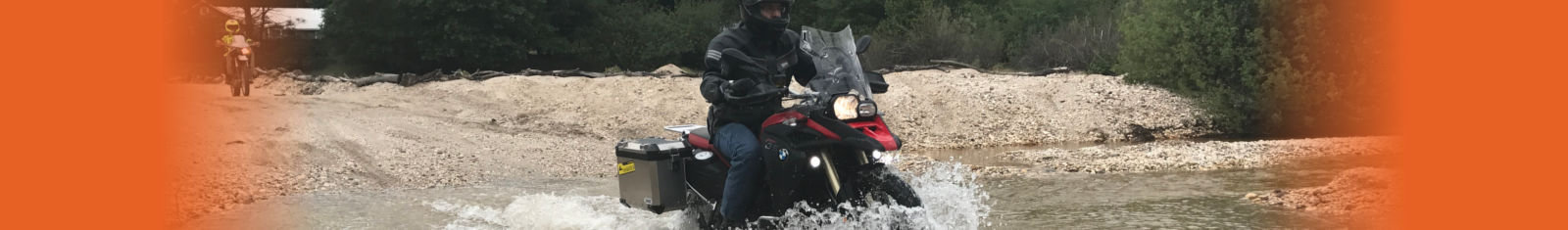 People riding motorcycles