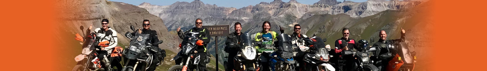 People riding motorcycles