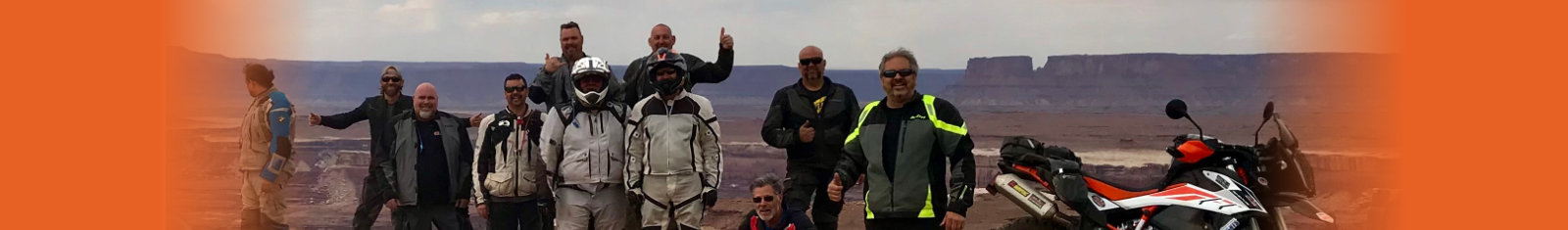 People riding motorcycles