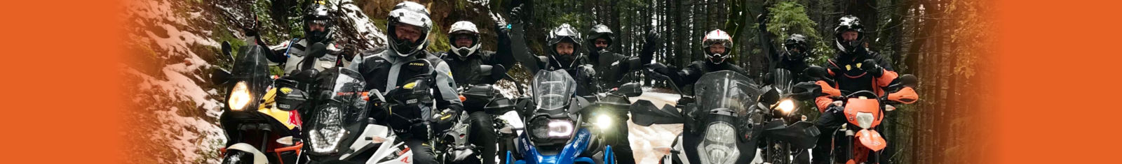 People riding motorcycles