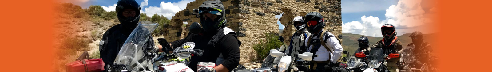 People riding motorcycles