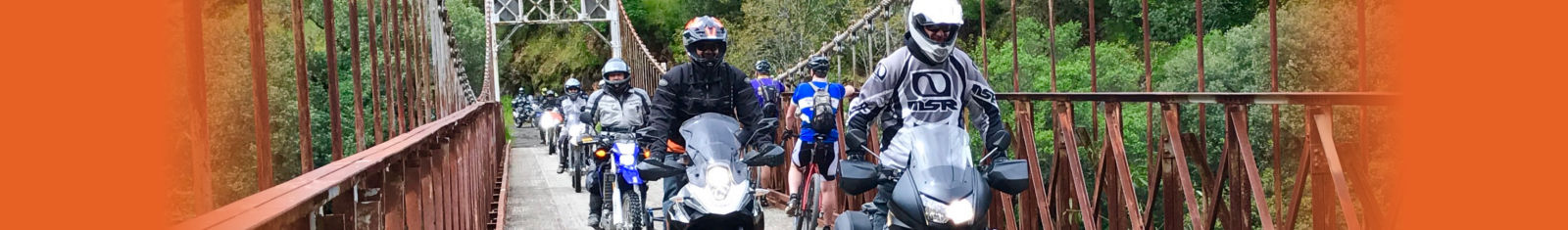 People riding motorcycles