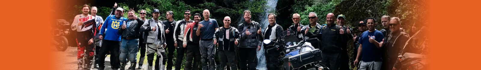 People riding motorcycles